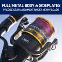 Penn Battle IV Spinning Reel and Fishing Rod Combo, 5000 Size Reel - 8' - Medium Heavy - 2pc