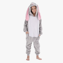 Kids Onesie Costume for Boys Girls Halloween Animal Cosplay One Piece Flannel Hooded Size 130