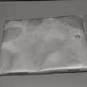 TRIMENGO Plastic Shower Curtain Liner, Waterproof Printed PEVA Shower Curtain with Design, Silver Leaf Pattern, Rustproof Grommets, Standard Size 70x72 Bathtub Curtain for Bathroom (Pack of 1)