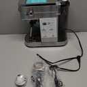 CASABREWS CM5418 Espresso Machine 20 Bar, Compact Espresso Maker with Steam Milk Frother, Stainless Steel Coffee Machine with 34oz Removable Water Tank for Cappuccino, Small Latte Machine, Silver