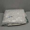 Cream and Silvery 100% Blackout Curtains 84 Inch Length 2 Panels, Jacquard Thermal Insulated Noise Reducing Grommet Drapes for Bedroom Living Room, 2pcs, 42" W x 84" L