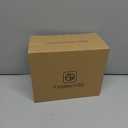 famiware Milkyway Coffee Mugs, 20oz Large Coffee Mug, Ceramic Mug Set of 2 with Lid, Cup Set with Handle for Latte, Tea, Cocoa, Milk, Home & Office, Cinnamon Brown and Light Gray