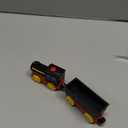 Battery Operated Locomotive Train, Magnetic Trains Toy for Wooden Tracks, Motorized Train Compatible with Thomas, Brio, Chuggington, Melissa & Doug