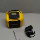 Mellif Cordless AM/FM Radio Speaker Compatible with DeWalt 20V Battery(Tool Only No Battery), Weather Alert Bluetooth Radio with Cellphone USB Port,SOS Emergency Alert