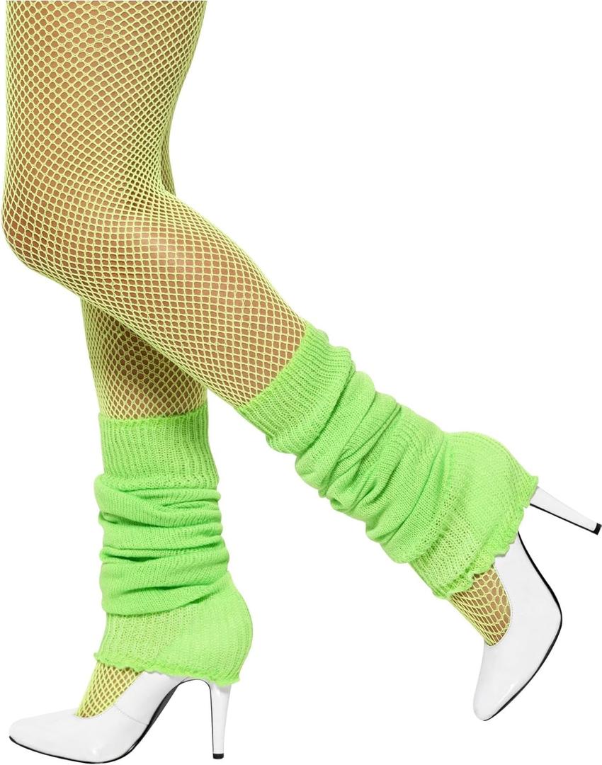 Smiffy's Unisex-Adult Leg Warmers (Green)