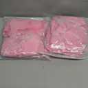 Geosar 4 Pcs Christmas Bows 12 x 18 Large Christmas Tree Topper Bow Satin Wreath Bows for Xmas Tree Crafts Front Door Fireplace Stairs Railing Home Indoor Outdoor Decoration(Pink)