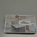 Asidrama 10 Pack Antique Brass Kitchen Cabinet Knobs Cabinet Hardware Zinc Knobs for Dresser Drawers (Single Hole Knob)