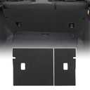 ZQULOYO Rear Seat Back Cover Backrest Mat for Honda Civic Hatchback Accessories 2022-2026 with Hook&Loop All Weather Split Dog Liner Pet Mat Protector Cargo Trunk Liner 2 PCS