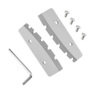 2PCS Ice Auger Blades 8 Inch Replacement - Fits Ice Auger Drill and Cutting Edge Blades for Winter Ice Fishing, Compatible with Eskimo, Ion, Strikemaster, VEVOR, PPOLB, with Bolts and L-Shaped Wrench