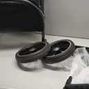 Baby Stroller, 2-in-1 Reversible Toddler Seat with Lie-Flat Mode, Foldable Infant Stroller with Canopy, One Button Brake, Adjustable Handle, Newborn Pushchair (Black B)