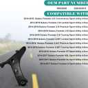 RK622857 2pcs Front Left Lower Suspension Control Arm and Ball Joint Assembly Compatible with Subaru Forester 2014-2018 Durable, Precision Fit Replacement Part