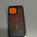 TORRAS Magnetic Ostand for iPhone 15 Pro Max Case, Military Grade Drop Tested, Compatible with MagSafe, Built in Kickstand, Translucent Slim Back Soft Edge 6.7 inch 2023, Frost Black