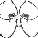 MOTOKU Front Rear ABS Wheel Speed Sensor Kit for Lincoln MKZ for Ford Fusion 2013-2018 Left Driver and Right Passenger Side