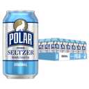 Polar Seltzer Water Original, 12 fl oz cans, 18 pack (EXP 11/05/27)