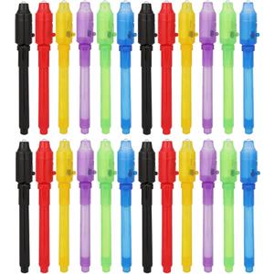 24 Pcs Invisible Ink Pen with UV Light Spy Pen Magic Marker Party Favors for kids 8 12 years Birthday Gifts Classroom Prizes Goodie Bags Stuffers for Kids