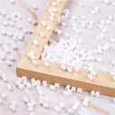 Fuse Beads, 2500 Black and 2500 White Melty Beads, Compatible with Perler and Hama, 2 Pack