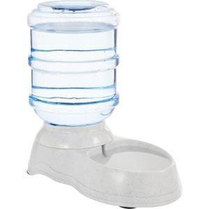 Amazon Basics Gravity Pet Water Dispenser for Cat, Dog, 1 gallon Capacity, Small, Gray