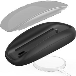 TATOFY Mouse Charger Compatible with Magic Mouse 2 (Lighting) Grip with Wireless Charging Support, Ergonomic Base (Black) TATOFY Mouse Charger Compatible with Magic Mouse 2 (Lighting) Grip with Wireless Charging Support, Ergonomic Base (Black)