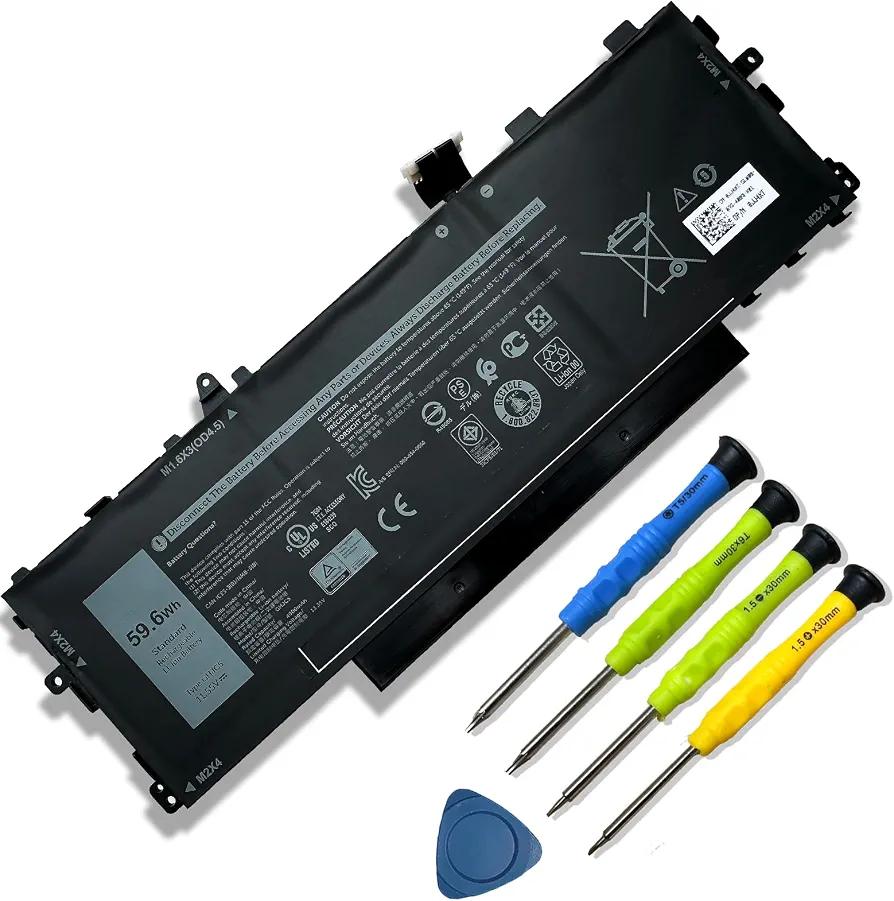 59.6Wh GHJC5 Laptop Battery Compatible with Dell Latitude 9420 9430 9420 2-in-1 Latitude 9430 2-in-1 Series 3VV58 0JJ4XT 11.55V