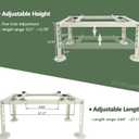 Mini Split Stand for 9000-18000 BTU Air Conditioner Heat Pumps, Heavy Duty Adjustable Ground Stand