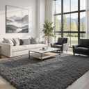 8x10 Area Rugs for Living Room: Ultra Soft Fluffy Shag Grey Rugs for Bedroom, Non-Slip Large Fuzzy Plush Rug Indoor Floor Carpet for Nursery Kids Boys Girls Room, Dorms, Playroom, Modern Home Decor