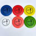 Disc Golf Starter Set with 2pcs Driver, 2pcs Mid-Range, 2pcs Putter, 1pc mini Marker and Towel, Without Bag