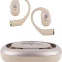 Linsoul Kiwi Ears Spark OWS Open Ear Wireless Earbuds, Bluetooth 5.2 Gaming Earbuds, with Silicone Earhook, 21H Playtime, Wireless Charging for Sports Workout Running