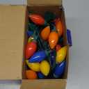 HAYATA Multi Color C9 Big Bulbs Classic Christmas Lights 50 LED 32ft Indoor Outdoor Home Yard Xmas Tree Decorations (Multi Color - 50LED)