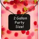 2 Gallon Glass Drink Dispenser with Spout for Parties - Tall Airtight Mason Style Beverage Serveware Stand with Metal Spigot for Kombucha, Water, Juice, Punch, Cocktails, Ice Tea & Sun Tea