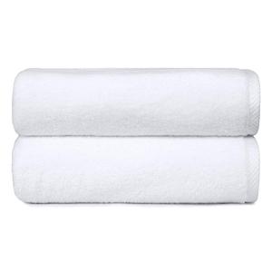 2 Towels White 54"×30"