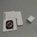 3 in 1 Foldable Charging Station for Apple Products,Wireless Charger for iPhone 17 16 15 14 13 12 Pro Max,Travel Dock Adapter&Light for iWatch Series 11 10 9 Ultra 3/2 SE 3/2,for AirPods 4 3 2 Pro 3/2 (White)