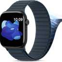 AMKSY Magnetic Sport Bands for Apple Watch Bands for Men Women 44mm 49mm  42mm 45mm, Soft Silicone Strap Wristbands for Apple iWatch Ultra 3 2 1