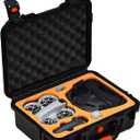 Neo Goggles N3 Hard Case, Waterproof Hard Carrying Case for DJI Neo Drone Accessories, Fits for DJI Goggles N3, RC Motion 3 Controller, Battery Charger Hub, 6 Batteries