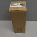 NIKKY HOME Farmhouse Wooden Candle Holders Set of 2, Rusitc Solid Wood Pillar Candlesticks Pedestal, Fireplace Mantle Table Centerpiece Decor, Brown (4.9",4.1")