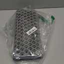 Silicone Sink Mat, 24.6''x 12.9'' Kitchen Sink Protector Grid for Bottom of Center Drain Sink, Gray Non-slip Heat Resistant Liner for Farmhouse Stainless Steel Porcelain Sink