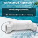 T-9 Salt Cell Replacement Fits for Hayward Salt Chlorination Cell - Salt Generator for Inground Pools up to 25,000 Gallons - Water Pool Chlorinator System (25,000 Gallon T-9)