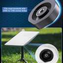 2 x VHBW Replacement Starlink Mini Tripod Adapter  Aluminum Alloy Mount Compatible with Starlink Mini, 3/8"16 & 1/4"20 Threaded, Fixing Clamp for Tripod and Accessories (NOT for New Mini)