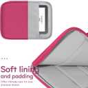 6-7 Inch Protective Sleeve Carrying Case for 7" Kindle Paperwhite and Kindle Colorsoft Signature Edition, 6" Kindle, 6" Kobo Clara BW/Colour, 7" Kobo Libra Colour/E-Reader, Raspberry