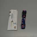 Martingale Collar for Dogs, Adjustable Soft Nylon Dog Collars with Special Design Cute Patterns for Small Medium Large Dog (Blue Flower)