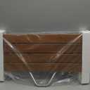 Folding Shower Seat Wall Mounted 28" with Stainless Steel Bracket, Structural Stability, 500 lb Capacity, Space-Saving, Teak Shower Bench for The Elderly, Disabled, Pregnant Individuals, Children