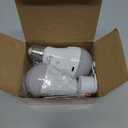 Neporal MagicGlow USB Rechargeable Light Bulbs, 3-Color Shift + 10%-100% Dimmable, Remote+Touch Control, 1800mAh Large Battery 3-20-Hour Lights Up,15W A19 E26/E27 Battery Operated Light Bulb, 2-Pack