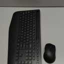 Wireless Keyboard and Mouse Combo - Full-Sized Ergonomic Keyboard with Wrist Rest, Phone Holder, Sleep Mode, Silent 2.4GHz Cordless Keyboard Mouse Combo for Computer, Laptop, PC, Mac, Windows -Trueque (1 PACK, Black)