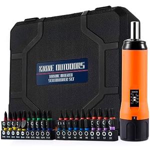 Amazon.com: KNINE OUTDOORS Torque Screwdriver Wrench Driver Set 10-70 Inch Pounds lbs for Maintenance with T-bar Handle, 40 Hex Bits, 1/4" Socket, Shaft Extension, For Tools, Bike Repairing and Mounting (Orange) : Tools & Home Improvement