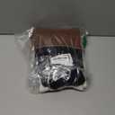 Angashion Women's Sweaters Casual Long Sleeve Crewneck Color Block Patchwork Pullover Knit Sweater Tops (Black)