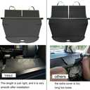 Vesul Cargo Cover Compatible with Honda Pilot 2026 2025 2024 2023 PVC Leather Security Shield Tonneau Cover Rear Trunk Shade Anti-Peeping Luggage Privacy Screen No Gap Black