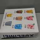 100pcs 12oz Disposable Stemless Glasses, PET Disposable Drinking Cups, Cold Party Clear Plastic Wine Glasses for Parties Birthday, Wedding, Meeting, Christmas Party Supplies (Black)