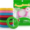 48 Pack Mosquito Repellent Bracelets, Individually Wrapped, DEET Free, Natural and Waterproof Bands