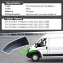 Front Top Wheel Opening Flare Trim Molding Panel Black Fits For RAM ProMaster 1500 ProMaster 2500 ProMaster 3500 Cargo Van 2023 2024 (Left Driver Side)