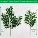 40pcs Italian Ruscus Greenery 68cm Artificial Greenery Stems Leaf Greenery Garland for Wedding Arch Flowers Centerpieces Balloon Arch Home Decor