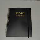 SUNEE Budget Planner - Monthly Budget Book with Expense Tracker Notebook, A4(8.5" x 11") Undated 12 Month Bill Organizer & Finance Planner to Manage Your Money, Account Book with Colorful Tab, Black